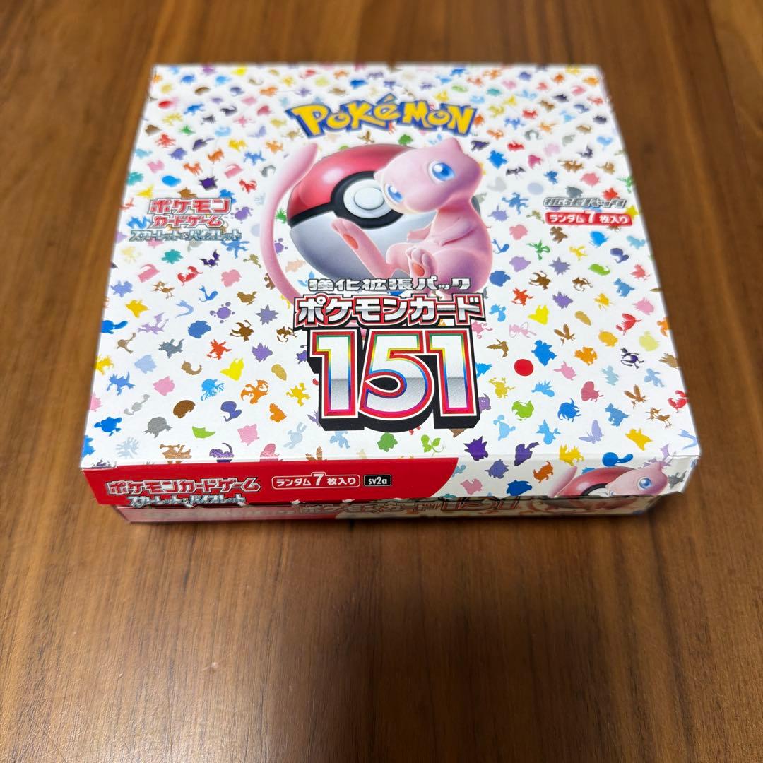 ポケモンカード　151 1box 18パック ポケモンカードゲーム 強化拡張パック 「ポケモンカード151」 1BOXの