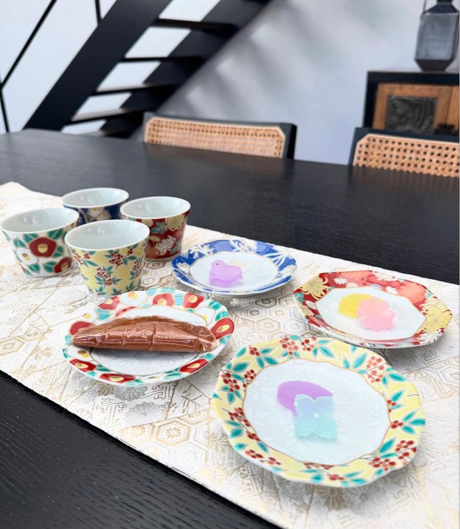 タキマキ 九谷焼き 中皿4枚セット 滝沢眞規子 - メルカリ