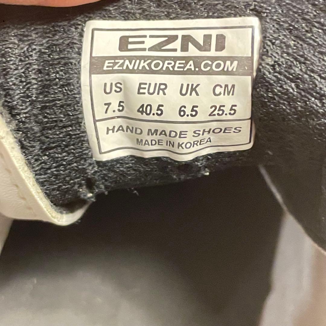 EZNI 自転車シューズ　トラックシューズ　25.5cm 競輪　ハンドメイド美品