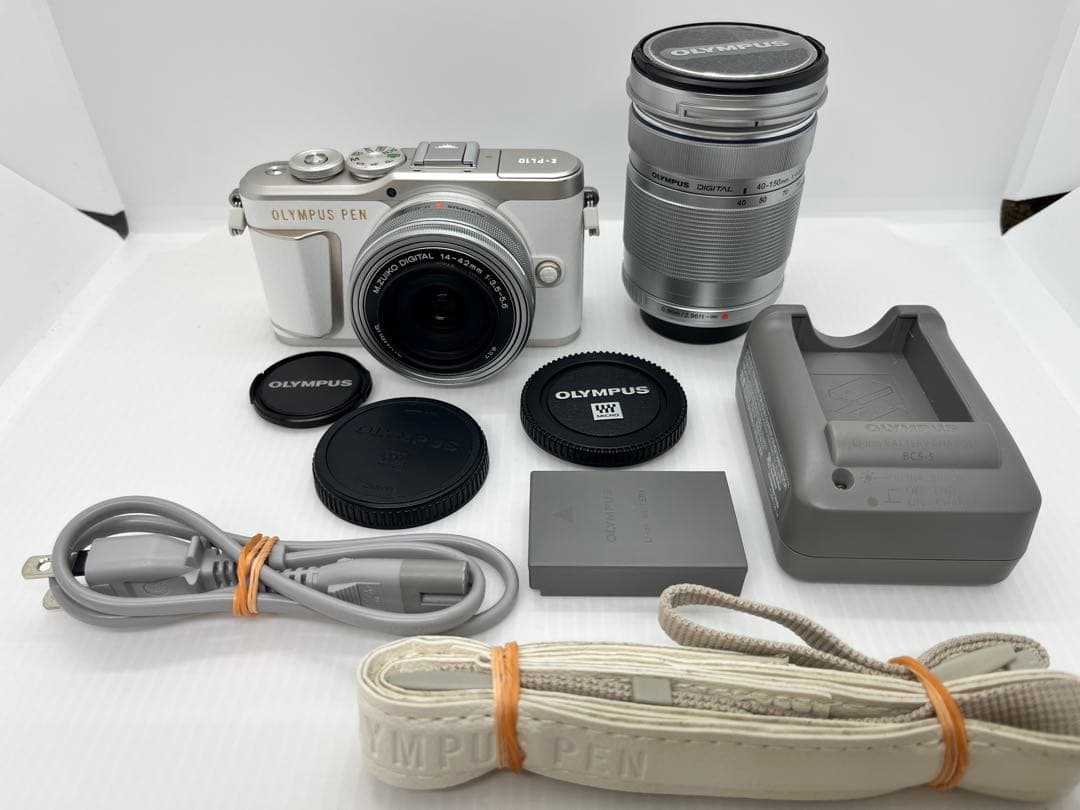 美品！OLYMPUS ミラーレス一眼　E-PL10 EZダブルズームレンズキット Amazon | OLYMPUS ミラーレス一眼カメラ PEN E-PL10 EZダブルズーム