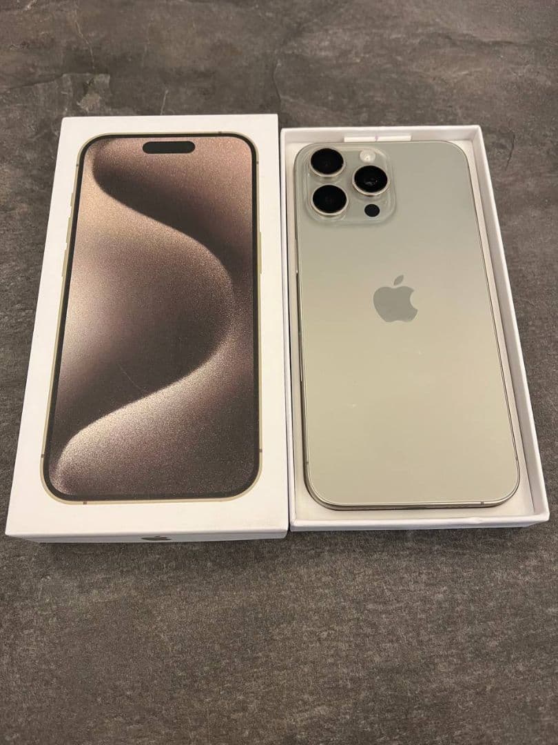 当日発送【美品】iPhone15promax 256GB ナチュラルチタニウム Apple iPhone 15 Pro Max 256GB SIMフリー [ナチュラルチタニウム