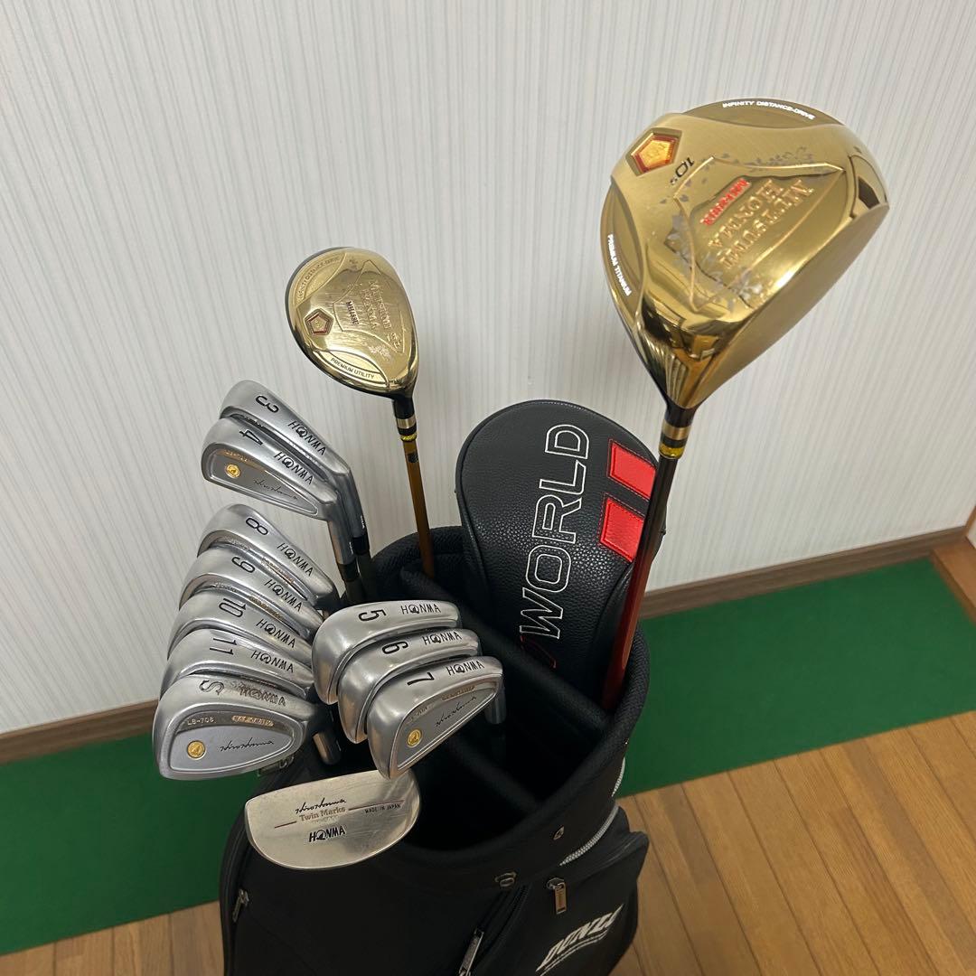 ムツミ ホンマ LB-708 金モグラ 4S メンズ ゴルフクラブ セット - メルカリ