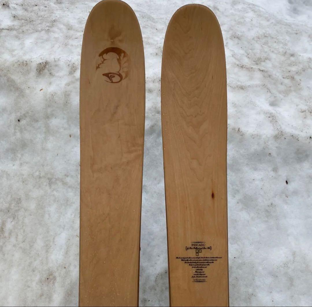 良品 初代 ペスカド ライン スキー 木目 LINE PESCADO 180 - メルカリ