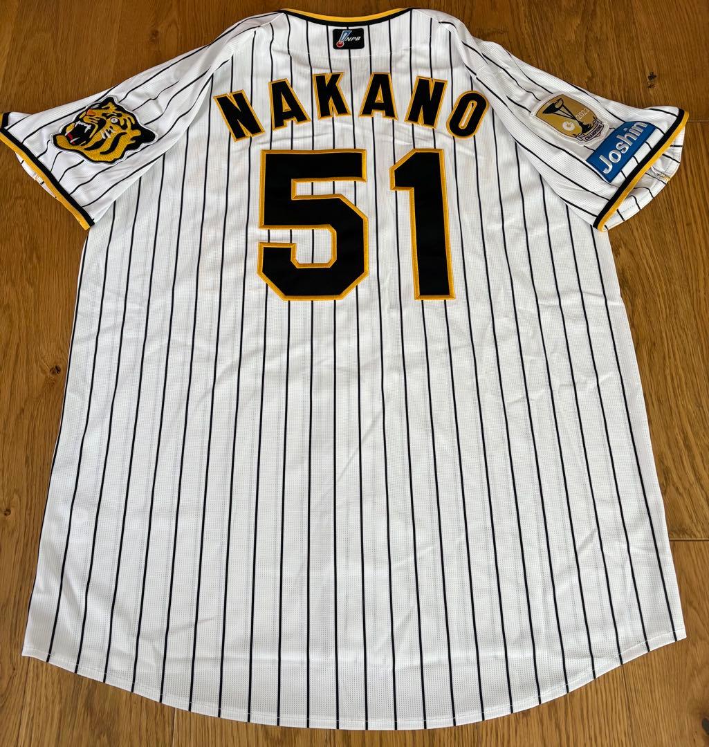 美品】阪神タイガース 中野拓夢 ユニフォーム - メルカリ