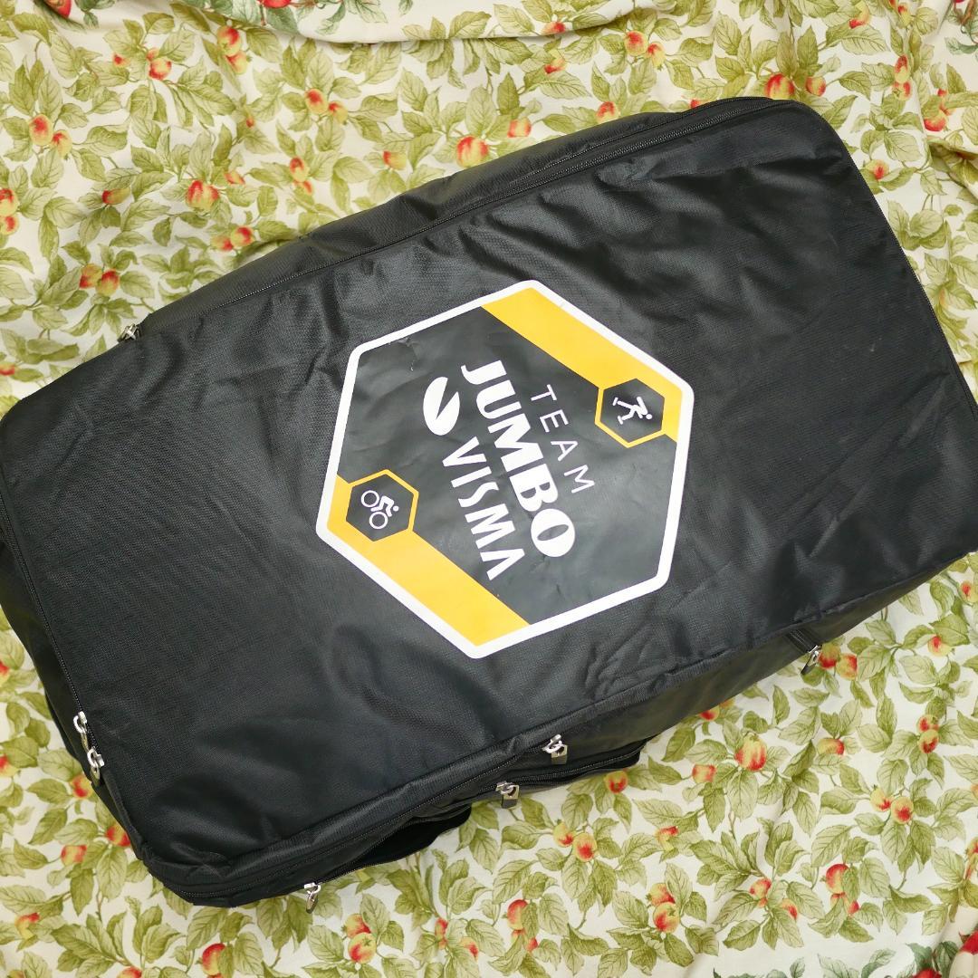 選手支給品 ユンボヴィスマ 非売品トラベルバッグ プロチーム リースア