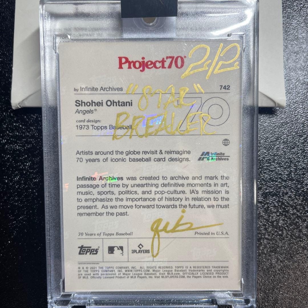 大谷翔平 Topps Project70 Card 世界2枚 希少 - メルカリ