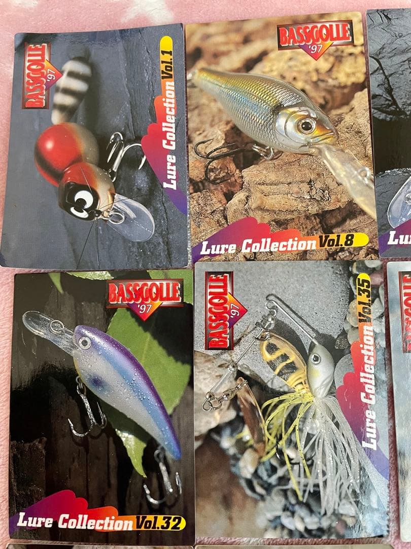 ルアートレカ バスコレ97 まとめ売り ルアーコレクション カード 1997