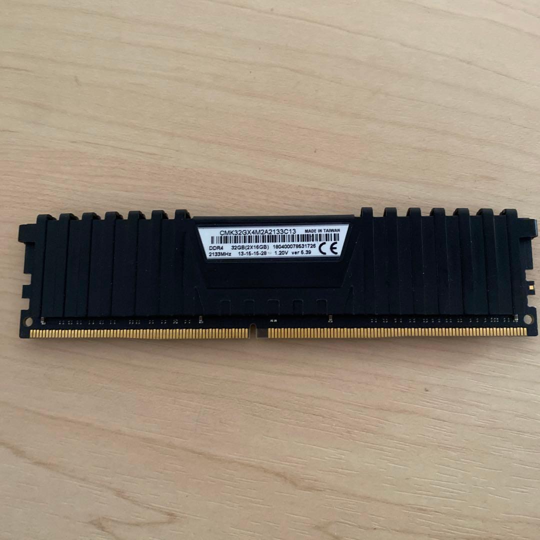 白*狐様 DDR4 CORSAIR VENGEANCE LPX 16GB -1枚