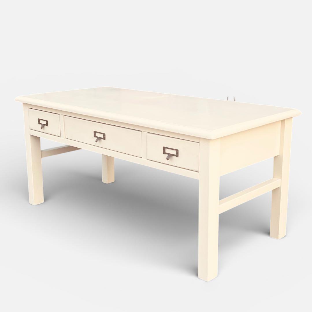 関家具 mam セージ センターテーブル パイン無垢材 フレンチカントリー