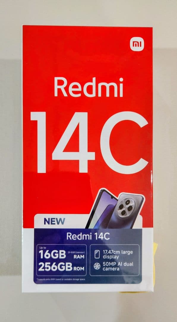 新品未開封】「Xiaomi Redmi 14C（256GB）」 ※保証書有り - メルカリ