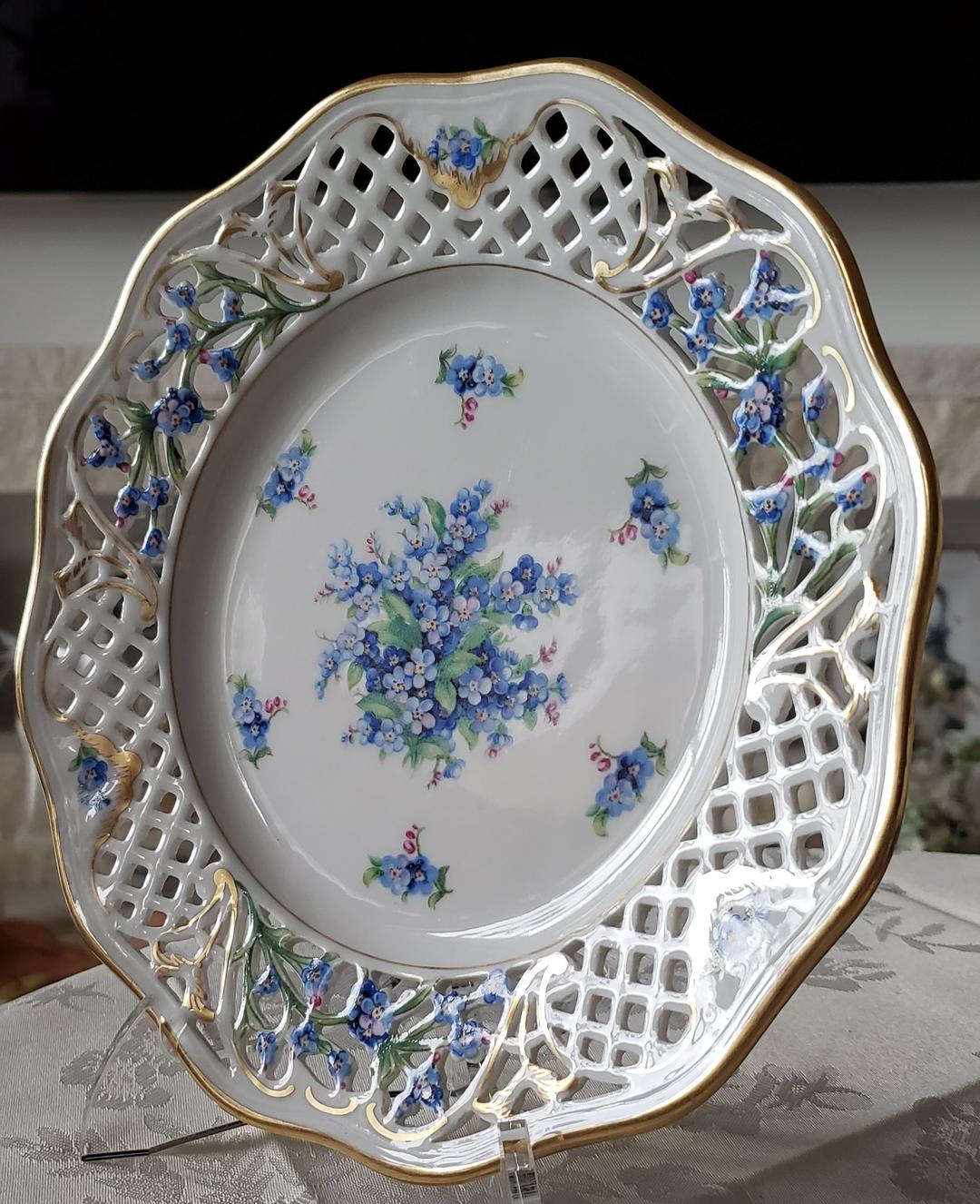 シューマン ⑲ ババリア 勿忘草 ピアス プレート 21.5cm