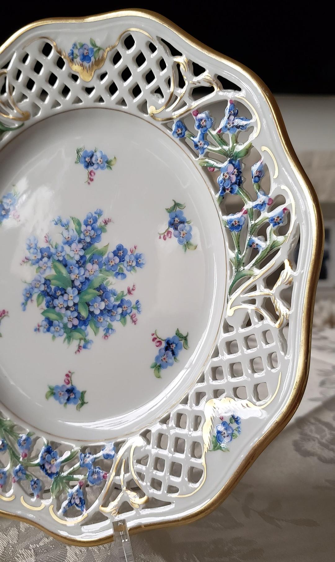 シューマン ⑲ ババリア 勿忘草 ピアス プレート 21.5cm