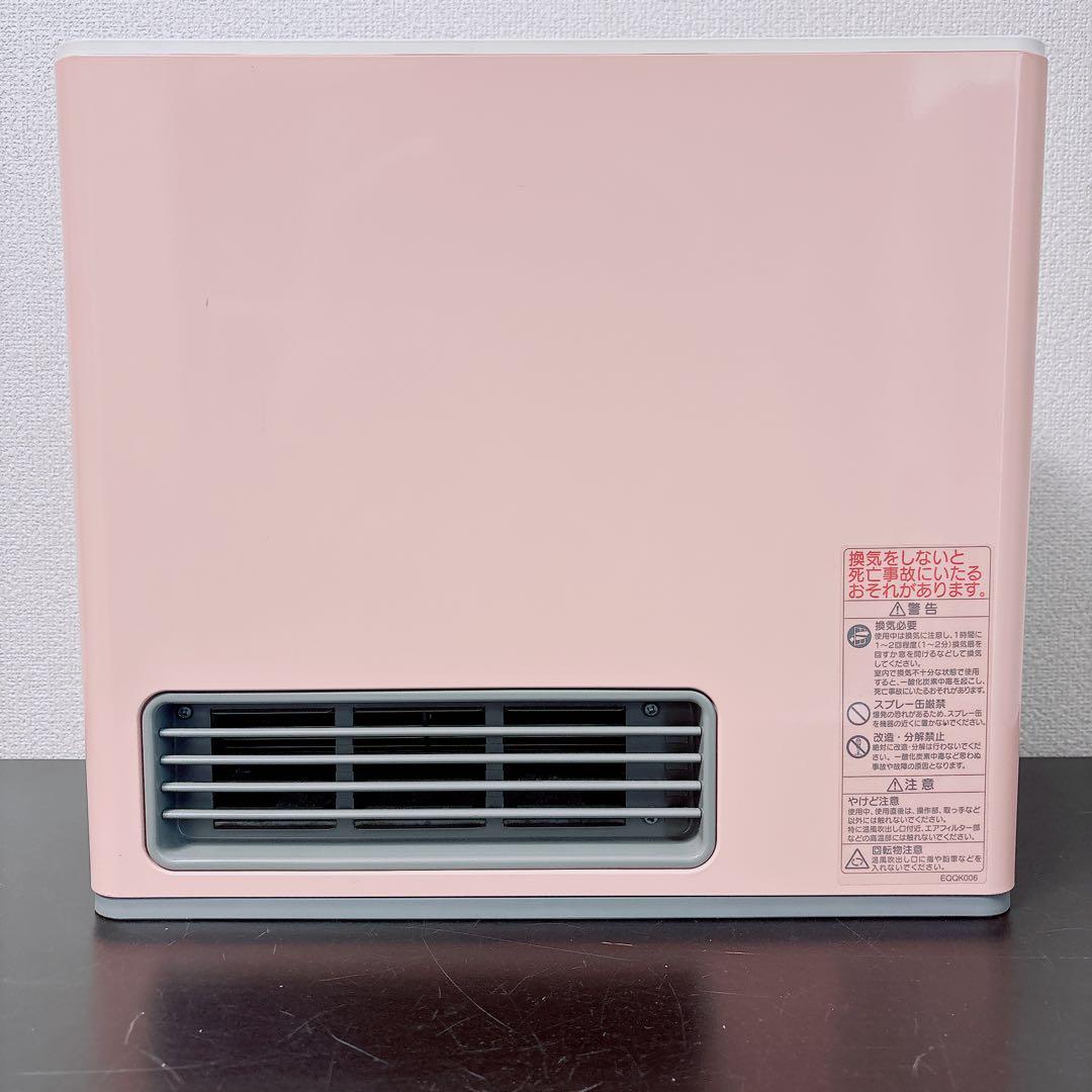 希少カラー美品 ノーリツ ガスファンヒーター ピンク 都市ガス 東京