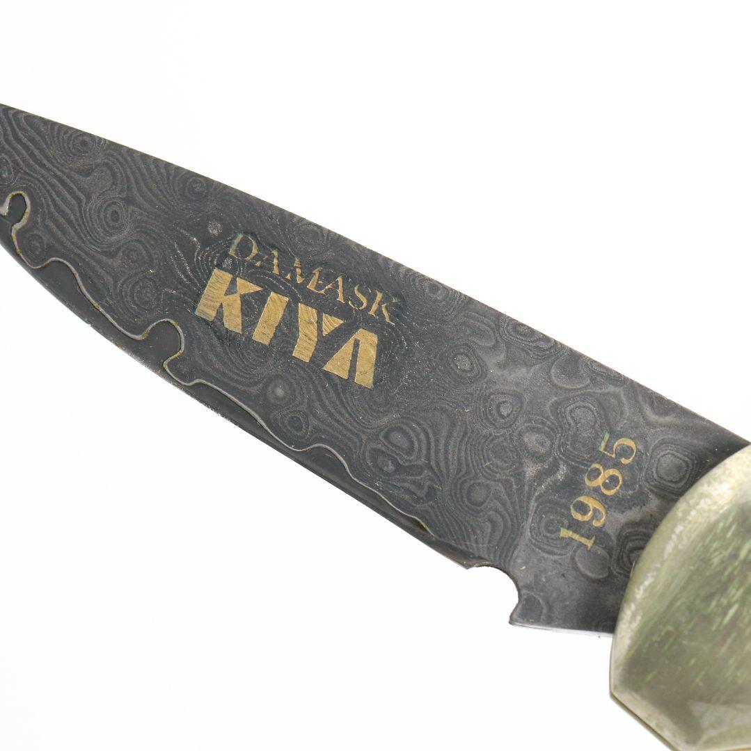 日本橋木屋 KIYA ダマスカス フォールディングナイフ1985 V957 DD