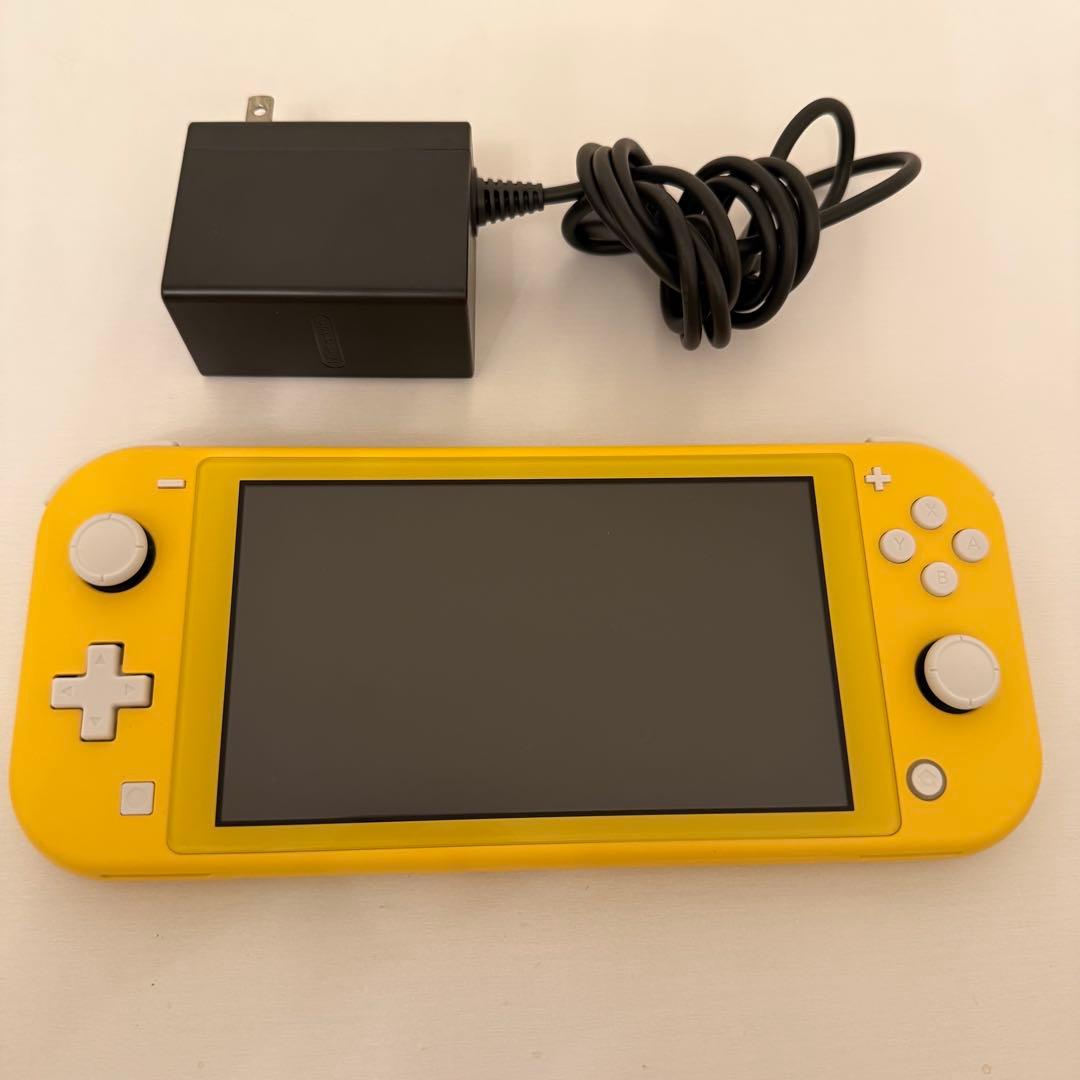 Nintendo Switch Lite イエロー 本体 充電器付 - メルカリ