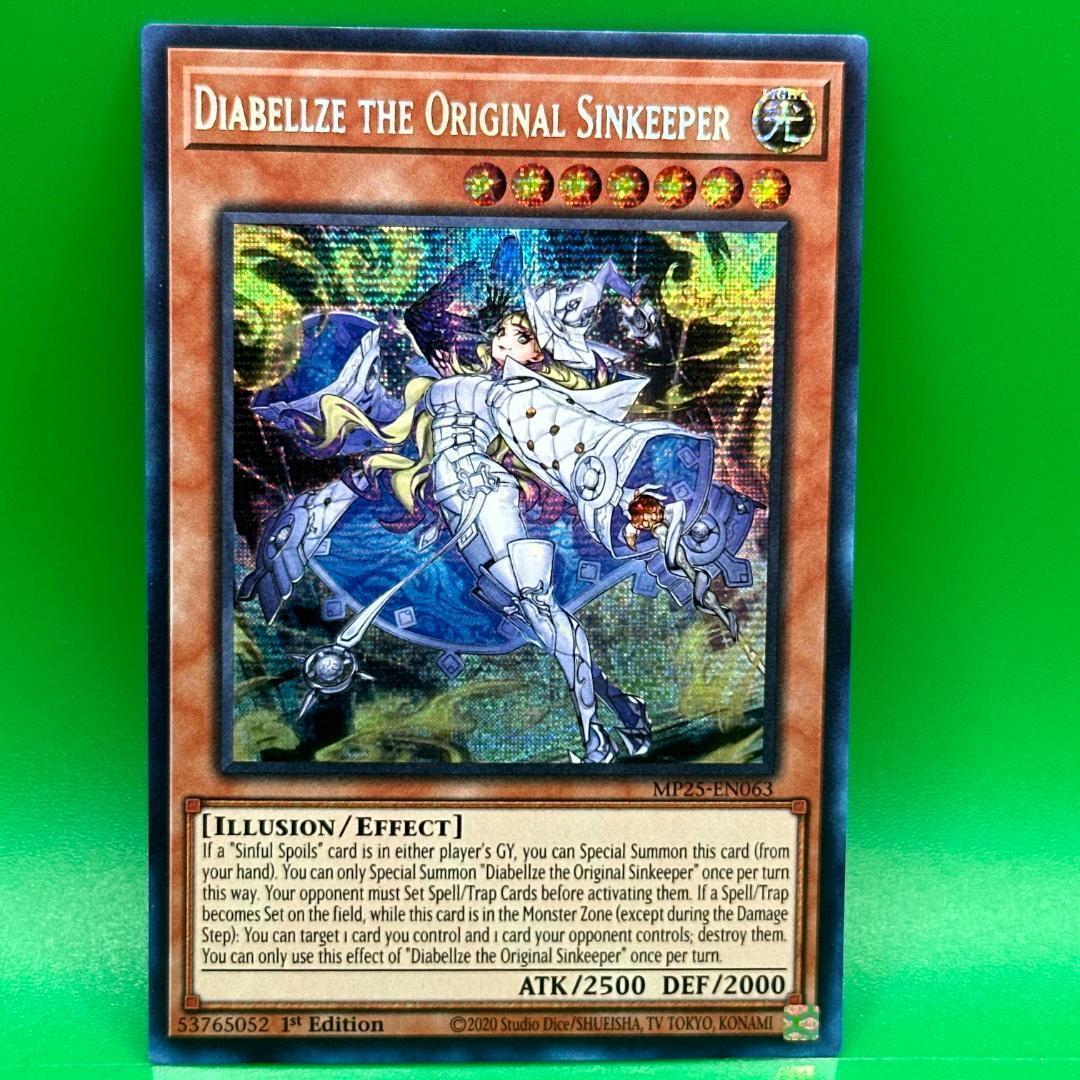 遊戯王 英語 原罪のディアベルゼ 1st MP25 海外 シークレットレア