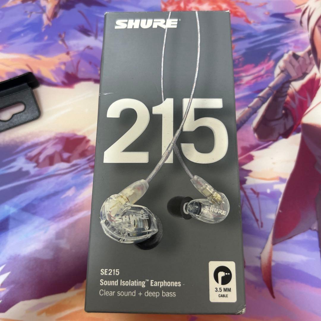 SHURE SE215 イヤフォン 3.5mm
