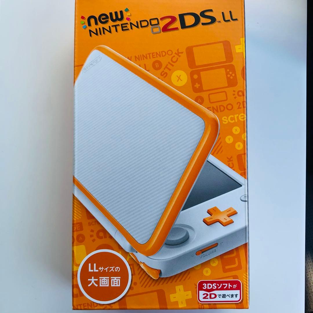 Newニンテンドー2DS LL ホワイト×オレンジ Newニンテンドー2DS