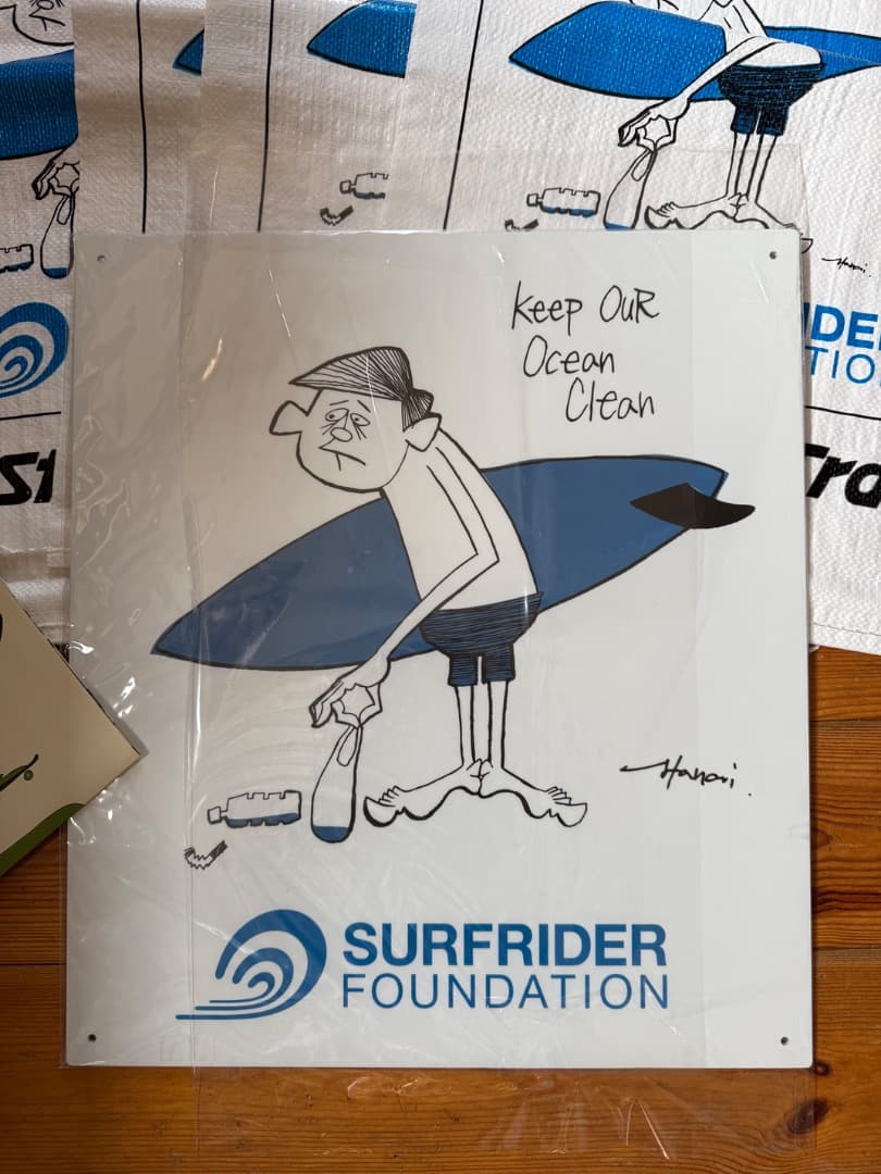 花井祐介 SURFRIDER FOUNDATION サインボード(大) & 袋 - メルカリ