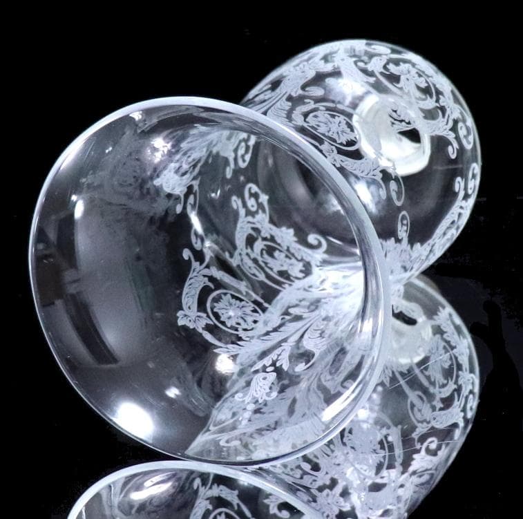 オールド・バカラ 大型 キャンドルスタンド 40.5cm 燭台 ロウソク立て