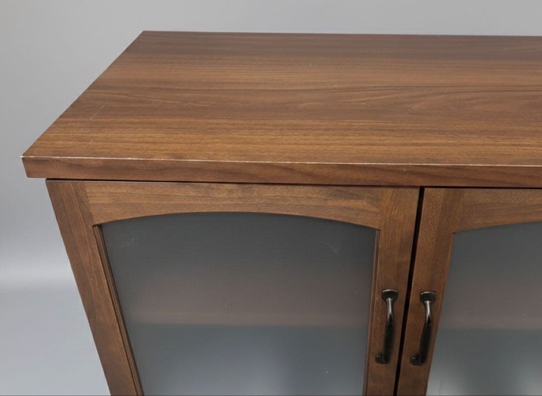 幅120cm】Mont キャビネット アンティーク風木製キャビネット