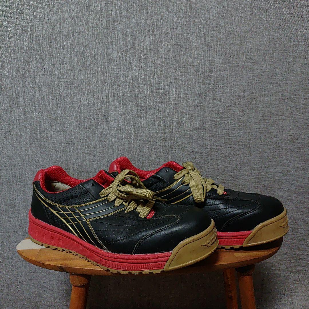 DIADORA 安全靴 黒/赤 27.5cm EEE