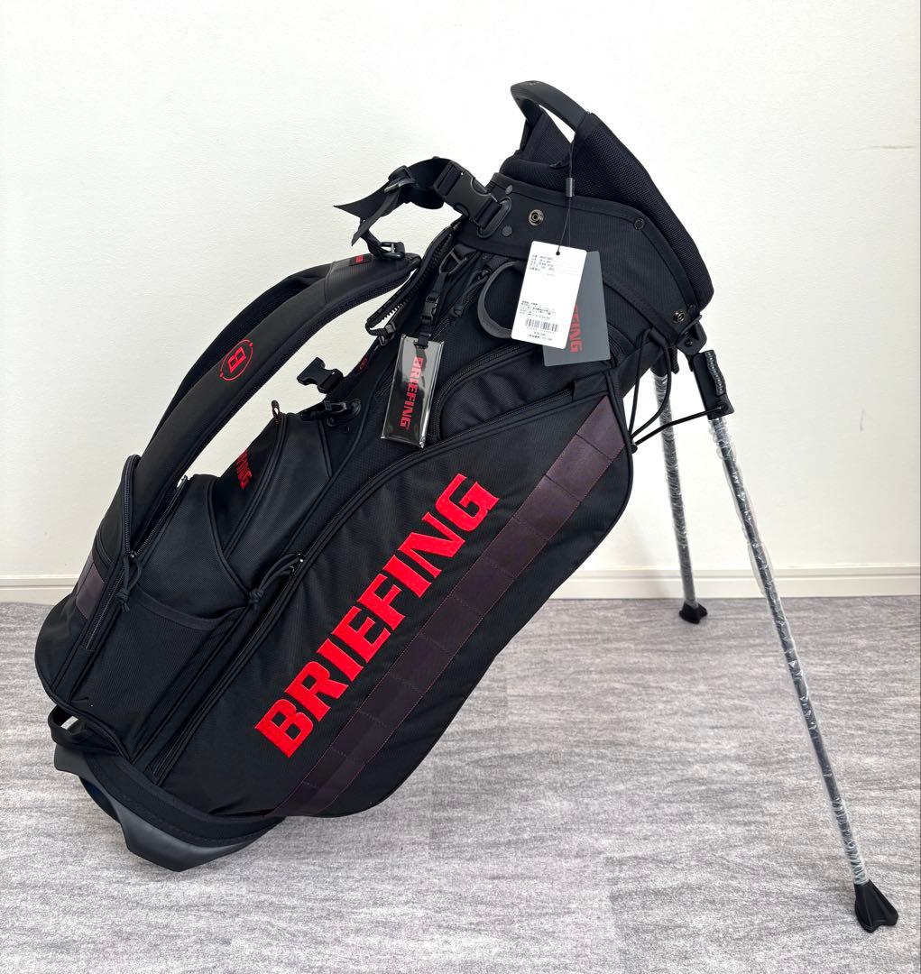 BRIEFING キャディバッグ CR-4 #04ブリーフィング ゴルフ 黒赤 ブリーフィング]CR-4 #04 キャディバッグ BLACK: JALショッピング｜JAL