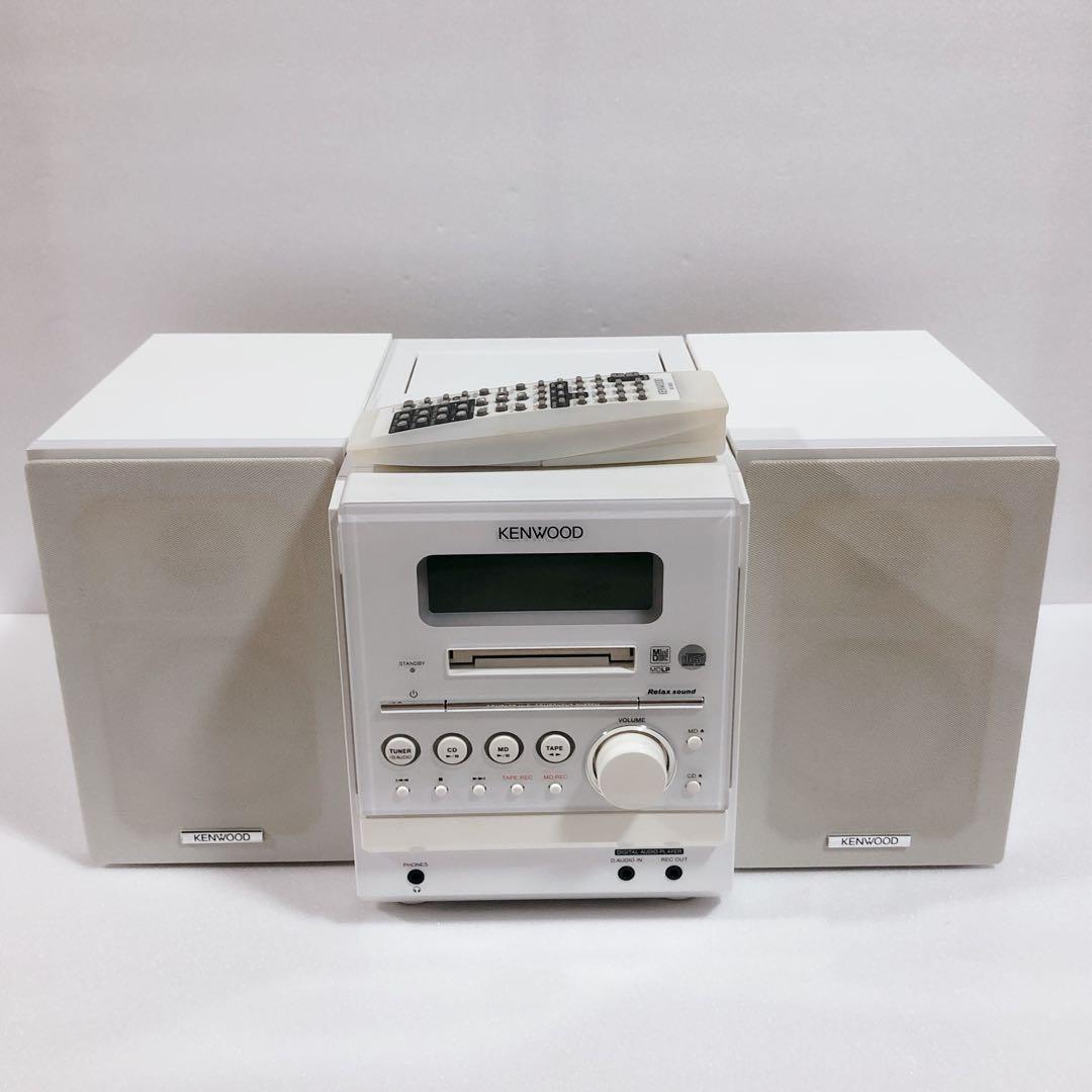 ケンウッド CD MD カセット ミニコンポ RXD-SZ3MD 動作品 コンポ