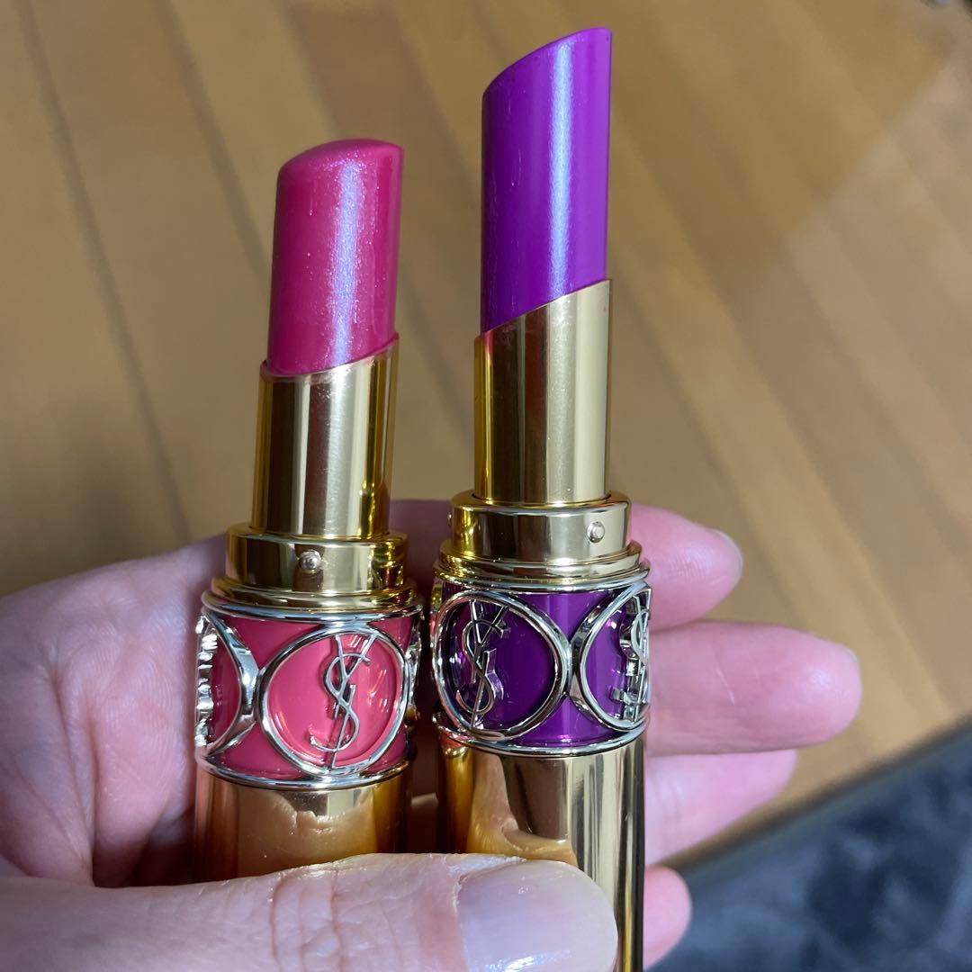 YSL ルージュヴォリュプテリップスティック ピンク パープル セット