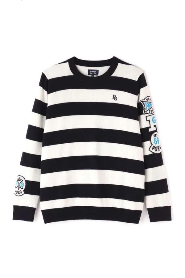 未使用 タグ付き 防風カシミヤクルーネックニットプルオーバー 4 M ネイビー martinique(マルティニーク)｜《WEB限定》FOXカシミヤクルーネックプル