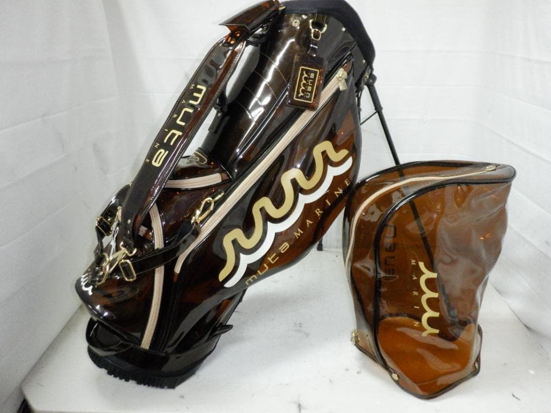muta MARIN×EVEN★ムータ★３点式★スケルトン★美品★スタンド ムータマリン ゴルフ muta MARINE GOLF スタンド式 キャディバッグ