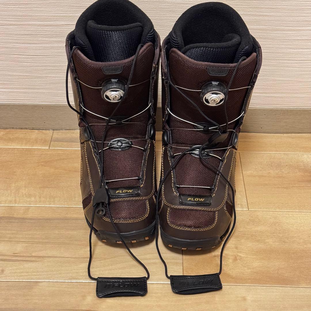 FLOW フロー ZONE BOA スノーボード ブーツ 24.5cm ブラウン