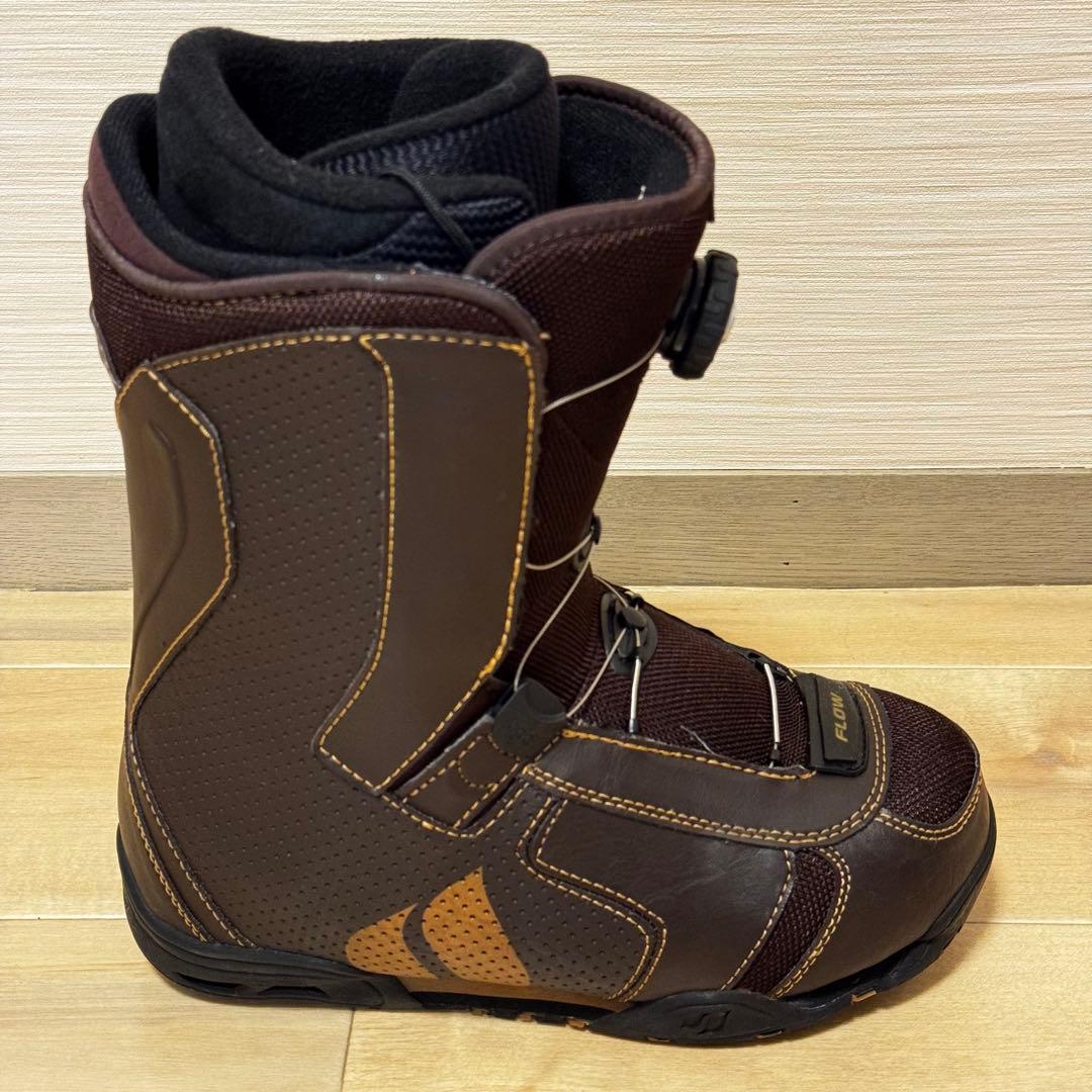 FLOW フロー ZONE BOA スノーボード ブーツ 24.5cm ブラウン