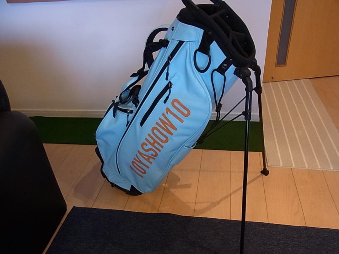 10YASHOW10(東家商店)◇キャディバッグ スタンドバッグ ライトブルー