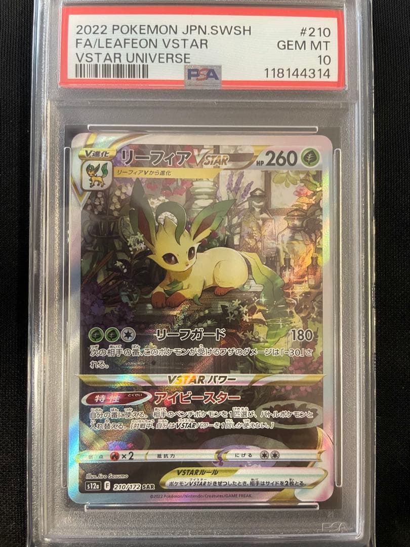 じ*！様 リーフィア VSTAR #210 GEM MT 10 psa10