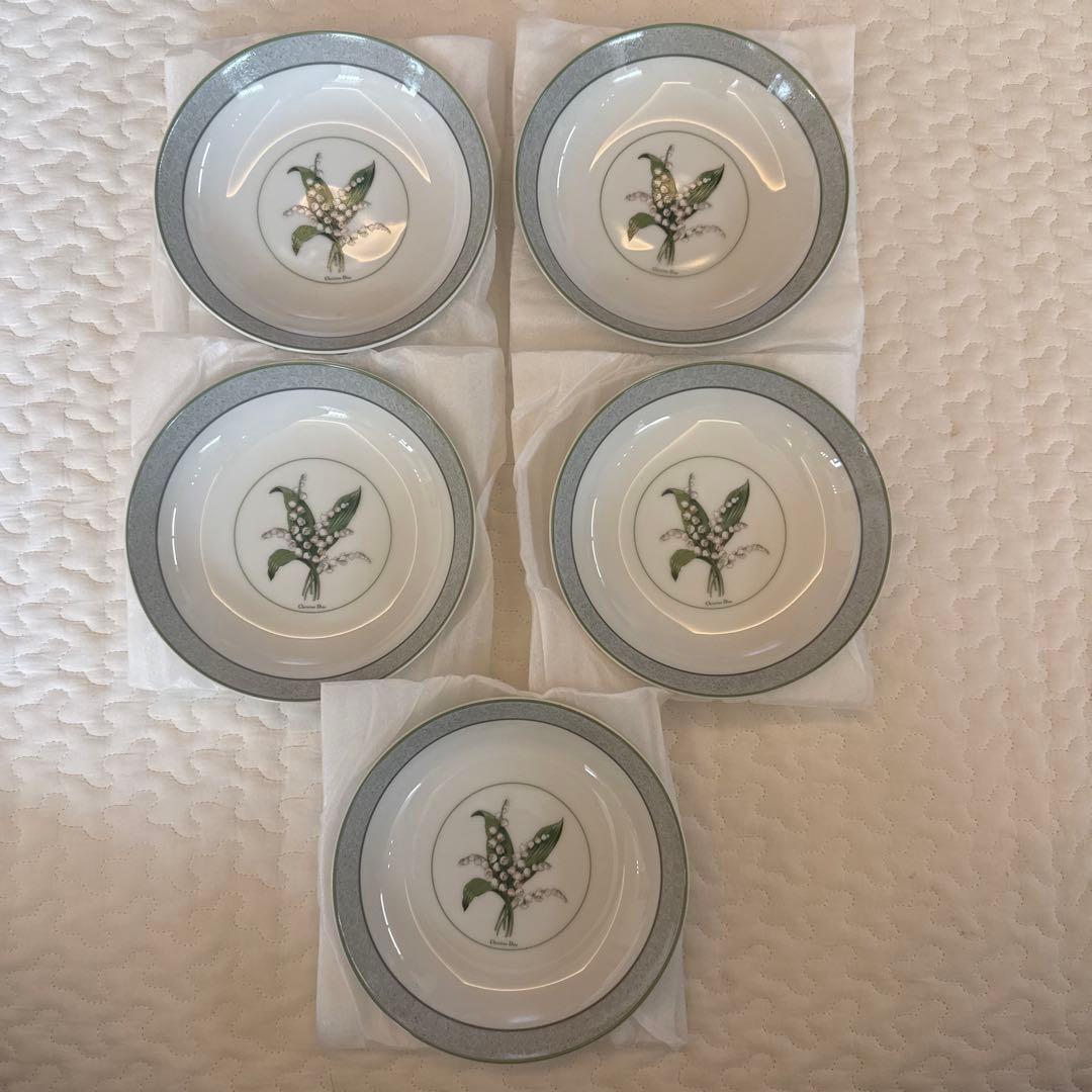 Christian Dior ミリラフォーレスズラン皿 5枚セット - メルカリ