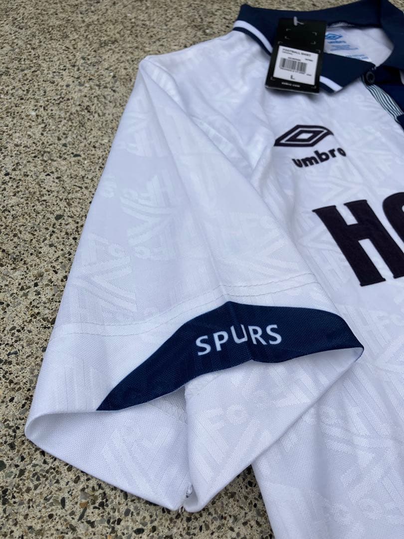 新品タグ付き】アンブロxトッテナム/1991ユニフォーム/ゲームシャツ L