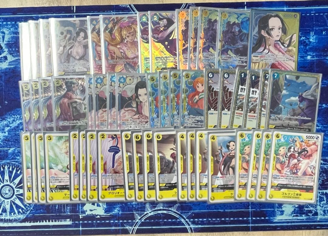 青黄ハンコック　デッキ　パラレル ボア・ハンコック 【リーダーパラレル】【青黄】【OP14-041】 - カード