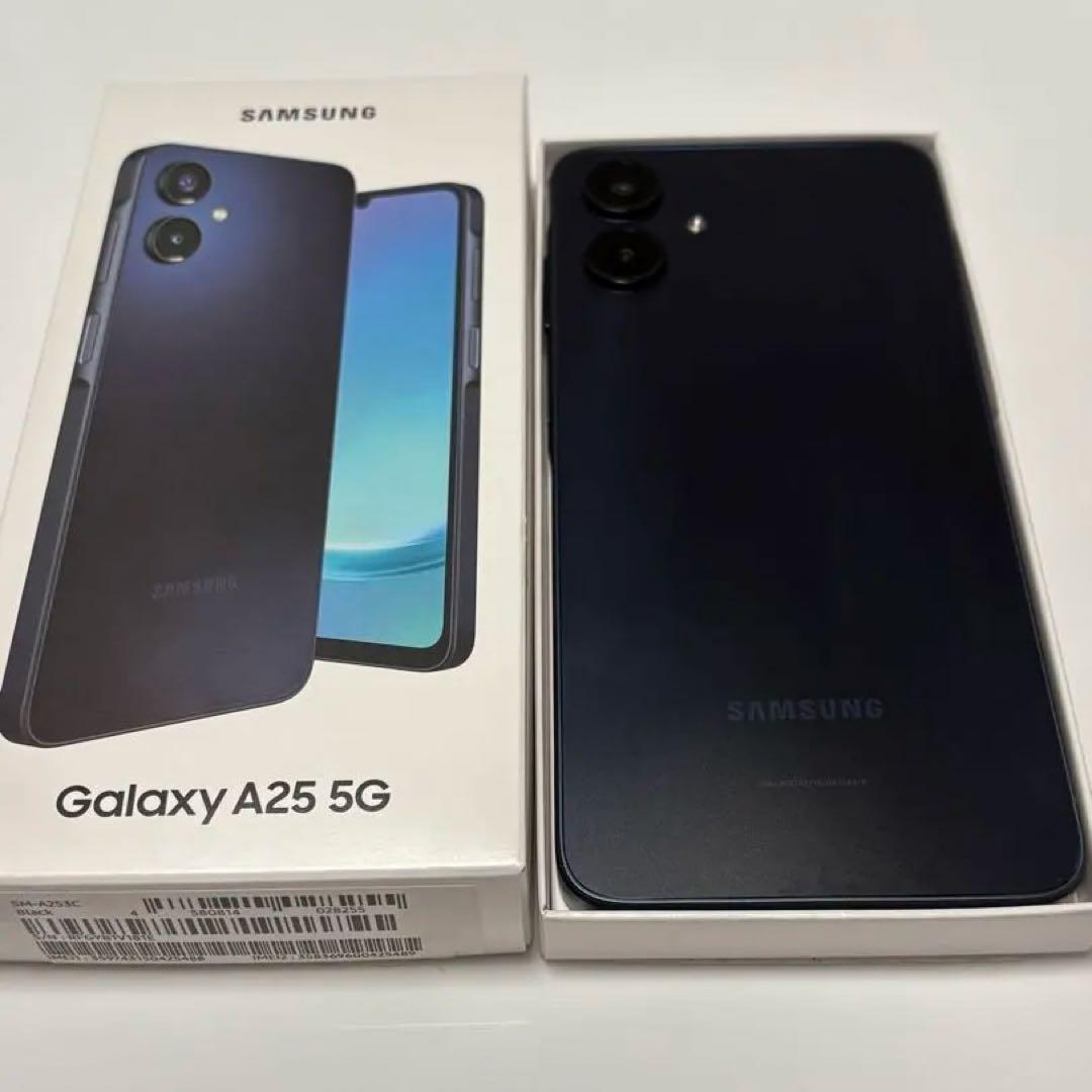 Samsung Galaxy A25 5G ブラック本体 SIMフリー 64GB - メルカリ