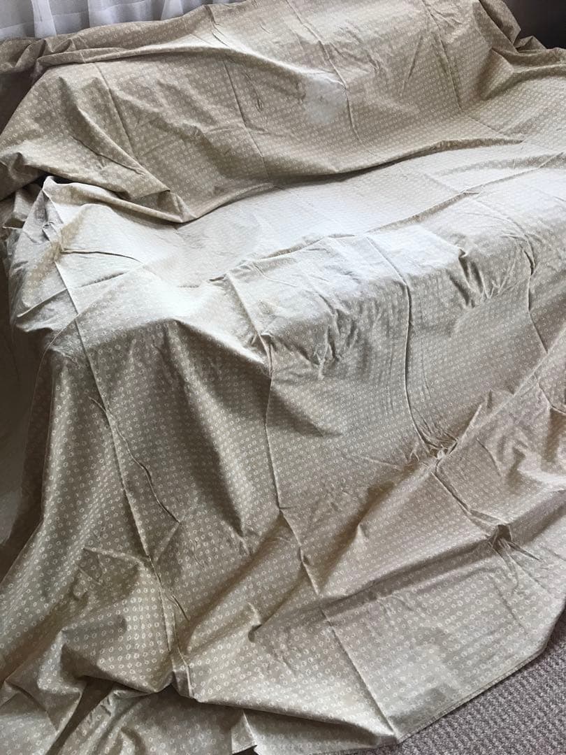 ヨーガンレール　シーツ　天然染料　絞り染め リネンむら染 ② ヨーガンレール | ヨーガンレール静岡店