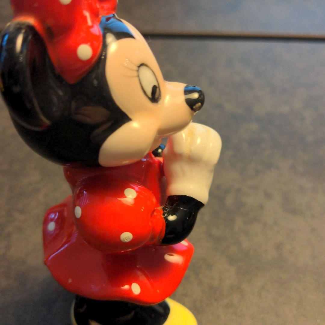 ミッキーマウス ミニーマウス 陶器 置物 フィギュア レトロ - メルカリ
