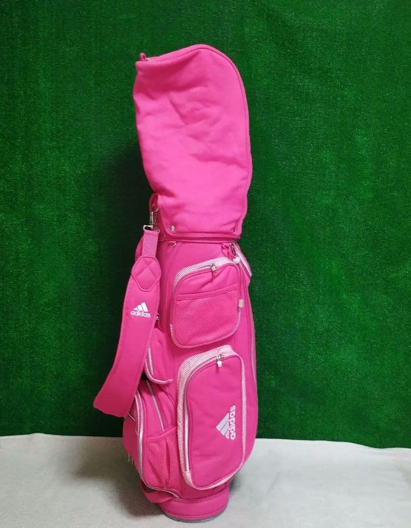 adidas ゴルフバッグ ピンク キャディバッグ 美品 adidas（アディダス） ゴルフ キャディバッグ レディース カートバッグ