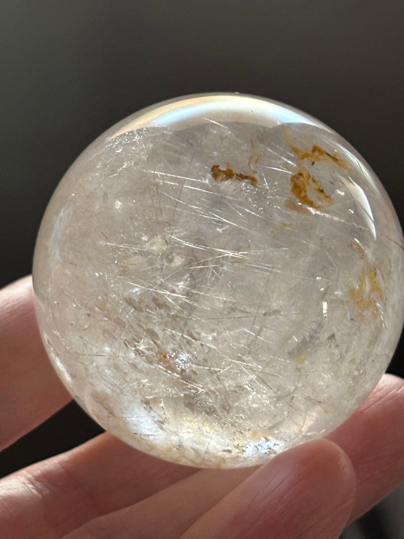 シルバールチルスフィア　4.81cm 天然石