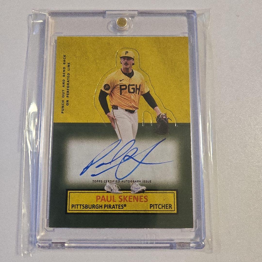 2025 Topps Archives ポール・スキーンズ直書きautoサイン - メルカリ