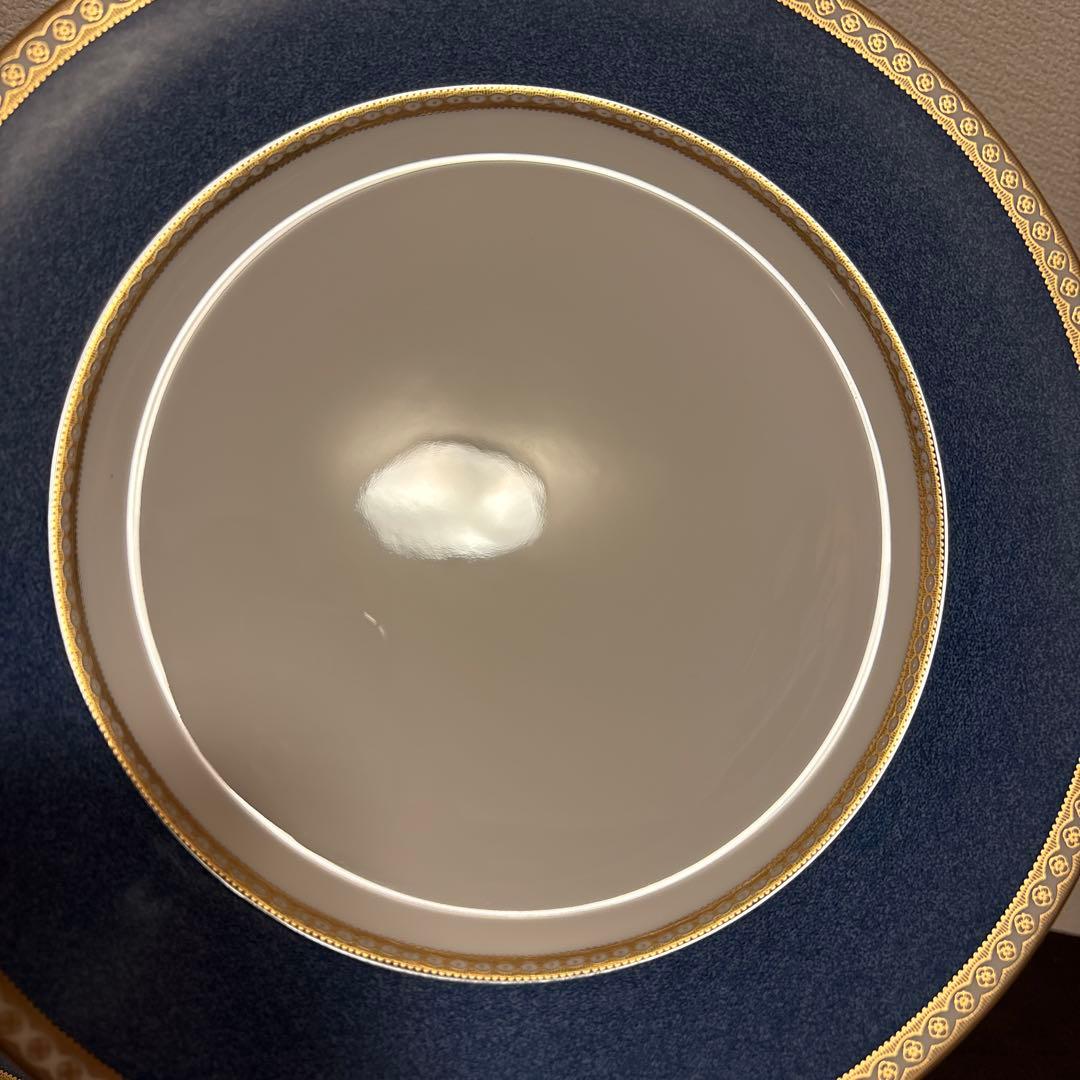 ウェッジウッド　ユーランダー　パウダーブルー　ディナープレート　27.5cm