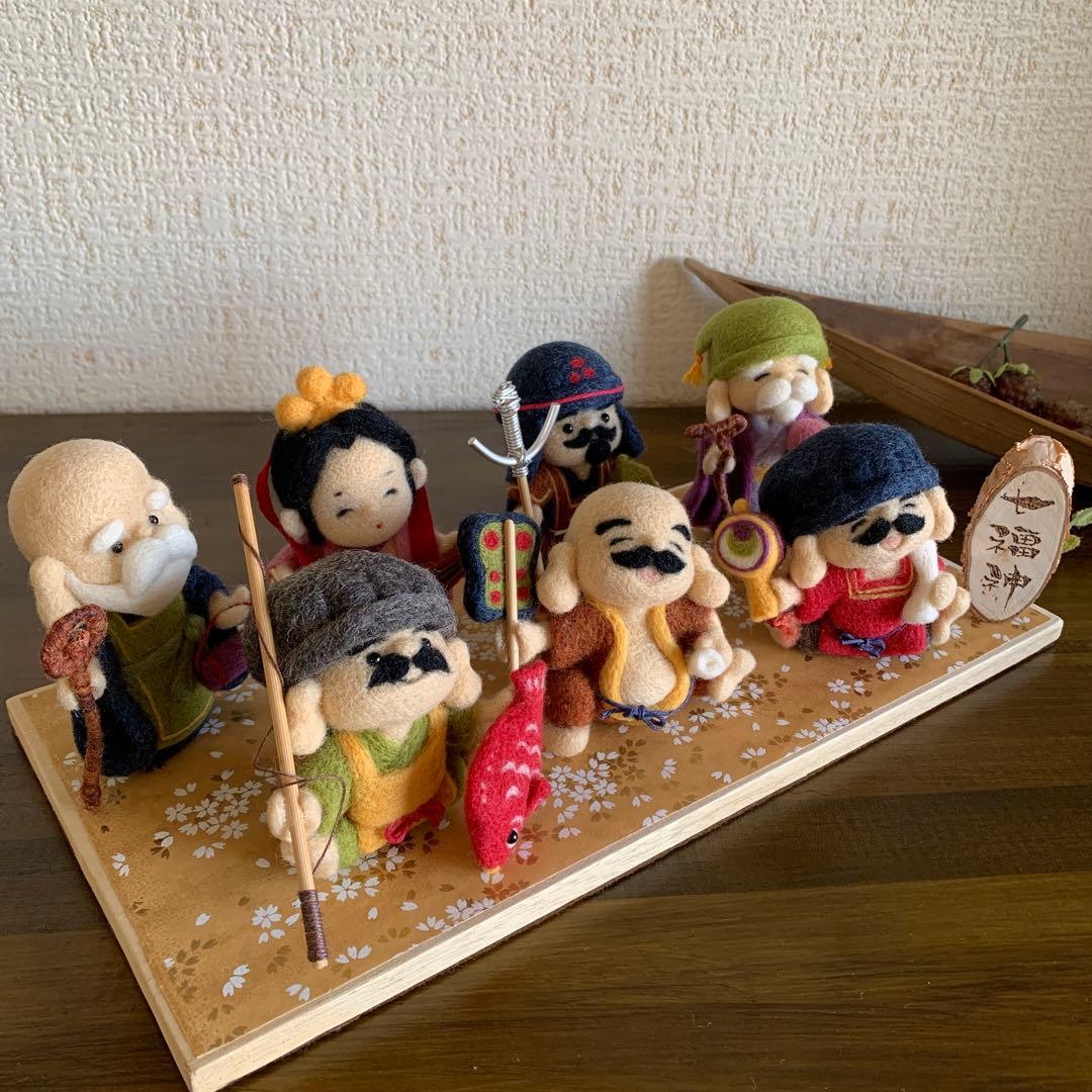 羊毛フェルト 七福神 - メルカリ