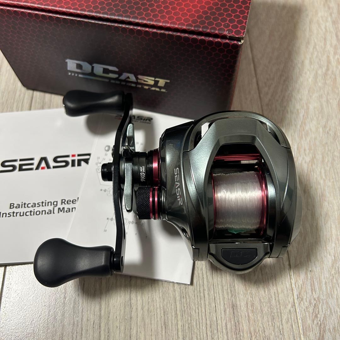 SEASIR DCAST DC HG 7.3:1 右ハンドル 美品 ラインおまけ Amazon | SEASIR DCAST 中華DC ベイトリール バーサタイル 遠投 DC