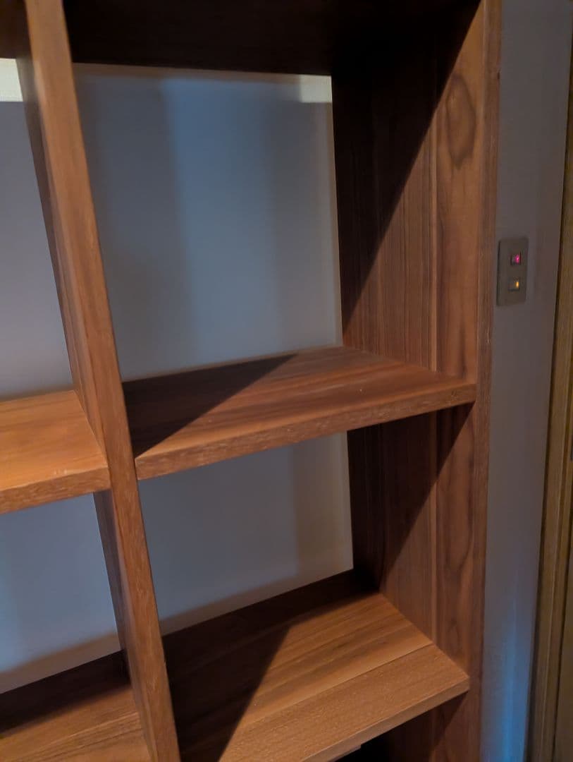 《専用》無印良品 スタッキングシェルフ 5段×2 ウォールナット 木製家具 棚