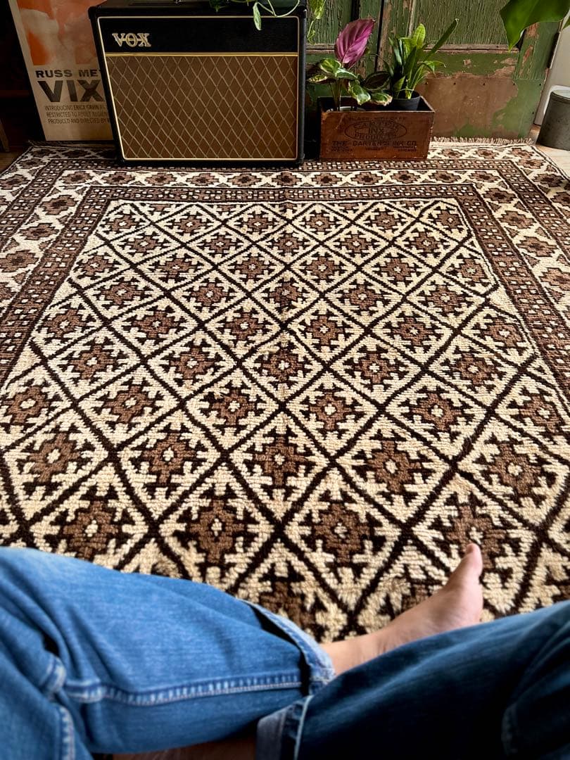 トライバルラグ ヴィンテージラグ タイマニ バルーチ プリミティブ