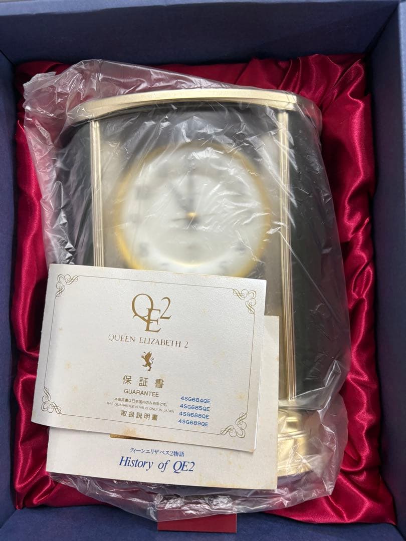 新品 時計 クイーンエリザベス 2 QUEEN ELIZABETH 2 置時計 - メルカリ
